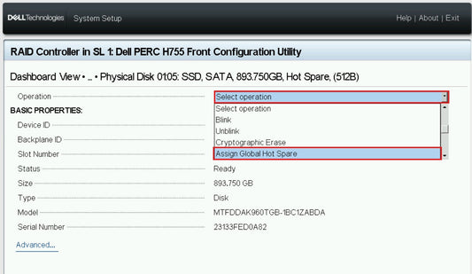RAID PERC H965i, H755 Configuration on Dell Poweredge r760